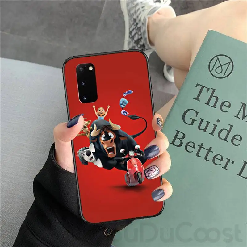 

CustomaryBull Adventures Anime Silicone Black Phone Case For Samsung Galaxy S9 S10 S10E S6 S7 S8 S9 S9Plus S5 S20