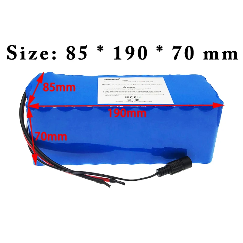 Аккумулятор для электрического велосипеда 36 В литий ионный аккумулятор 18650 10S4P