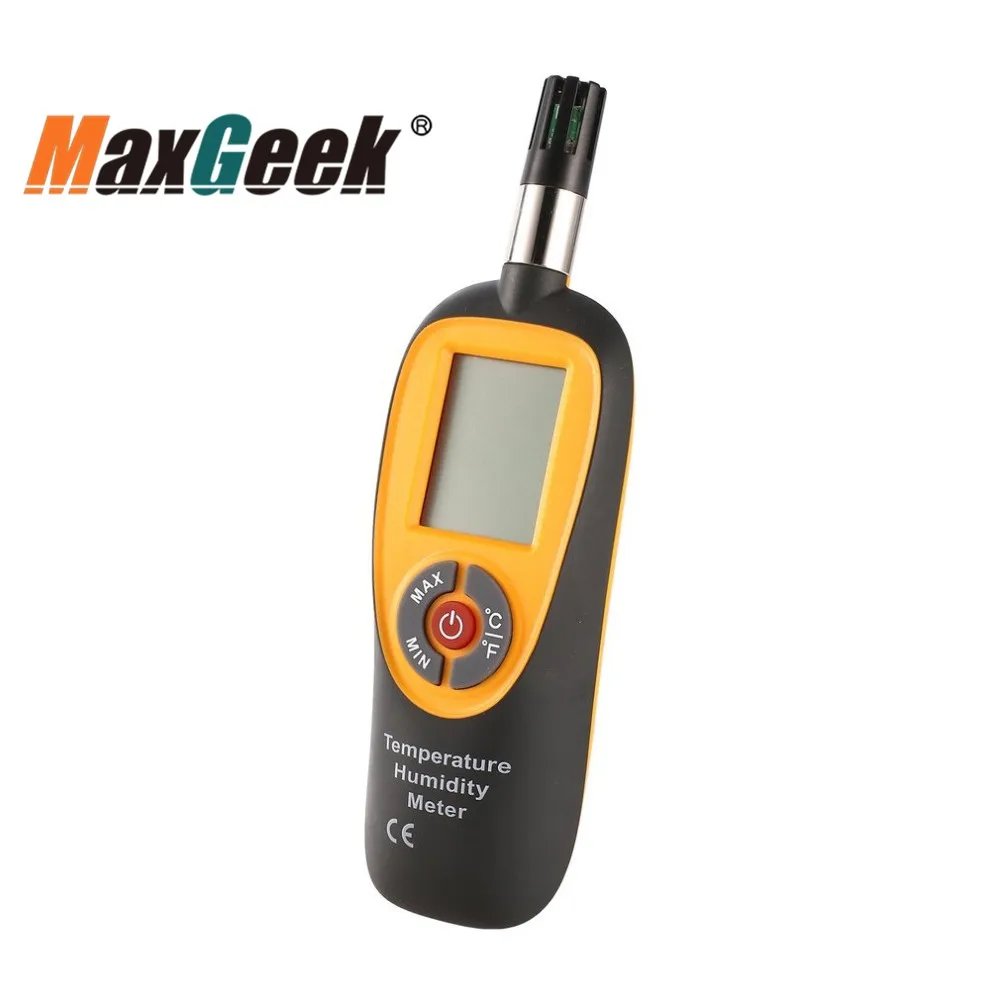Цифровой измеритель температуры и влажности Maxgeek воздуха с высокой
