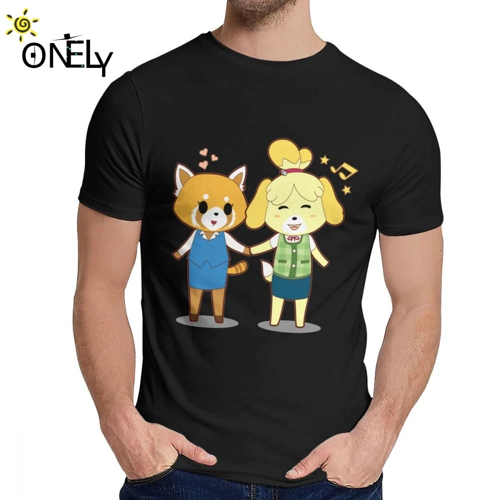 Мультяшная ретсуко и Изабель смерти Металл Aggretsuko Homme футболка унисекс