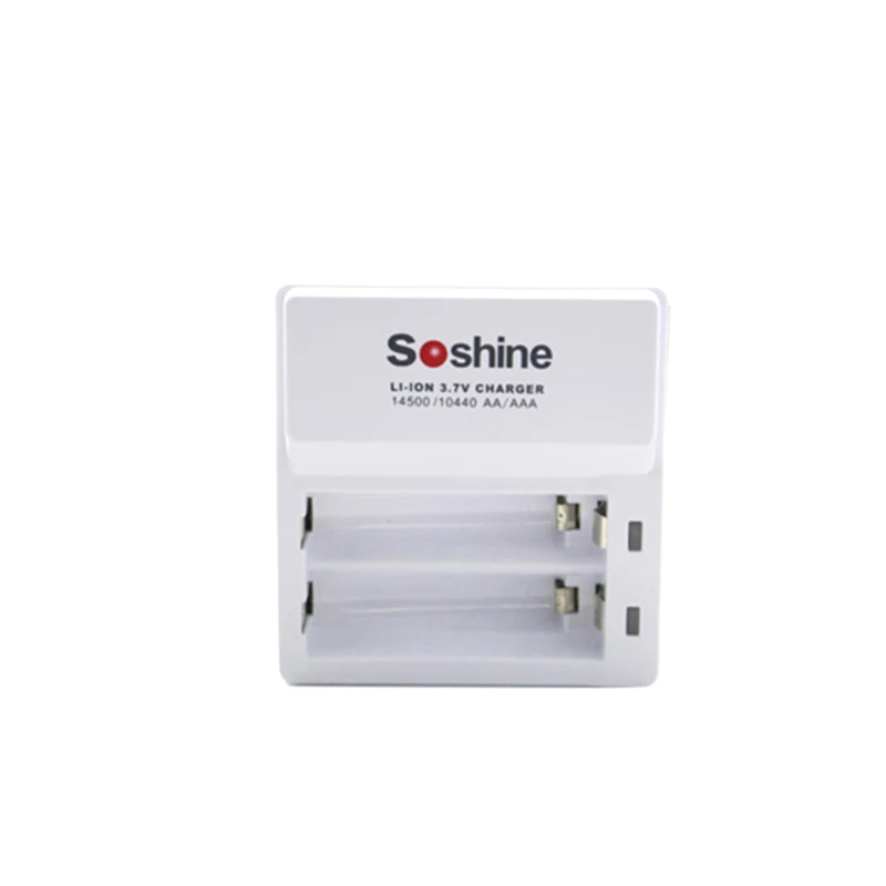 Soshine F7(Li) 3 7 V литий ионное зарядное устройство для 14500/10440 AA/AAA|Портативные