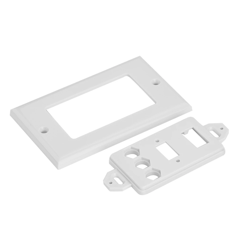 3-in-1 Multi-level Protection Multimedia Wall Socket HDMI-compatible VGA RCA Ports Panel | Электроника