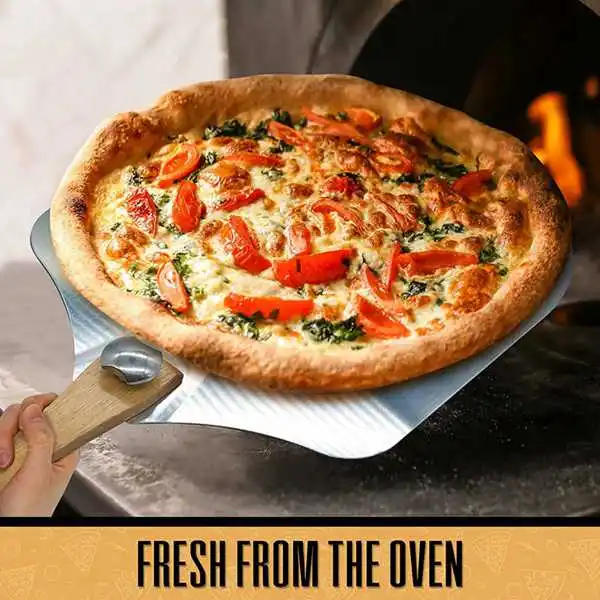 Лопатка для пиццы + нож лопатка со складной деревянной ручкой аксессуары духовки