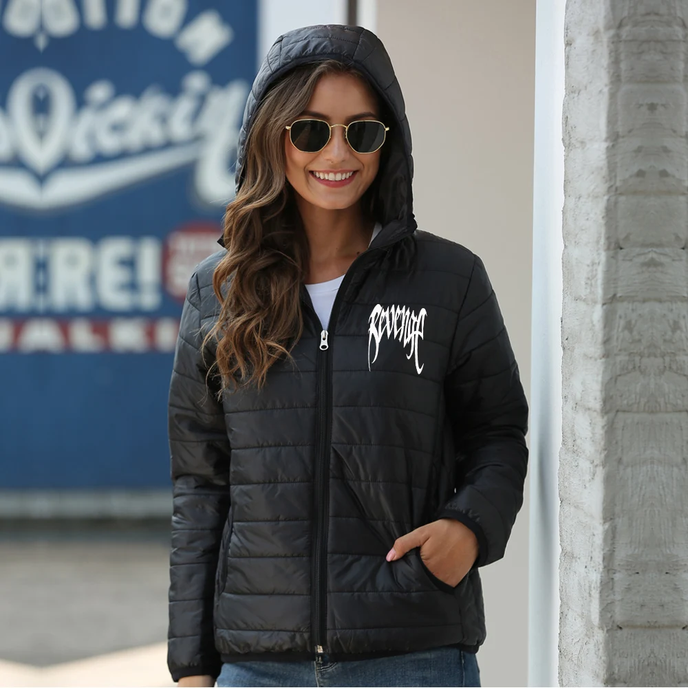 Xxxtentacion пуховик для женщин/мужчин ультра светильник женский с капюшоном зимнее