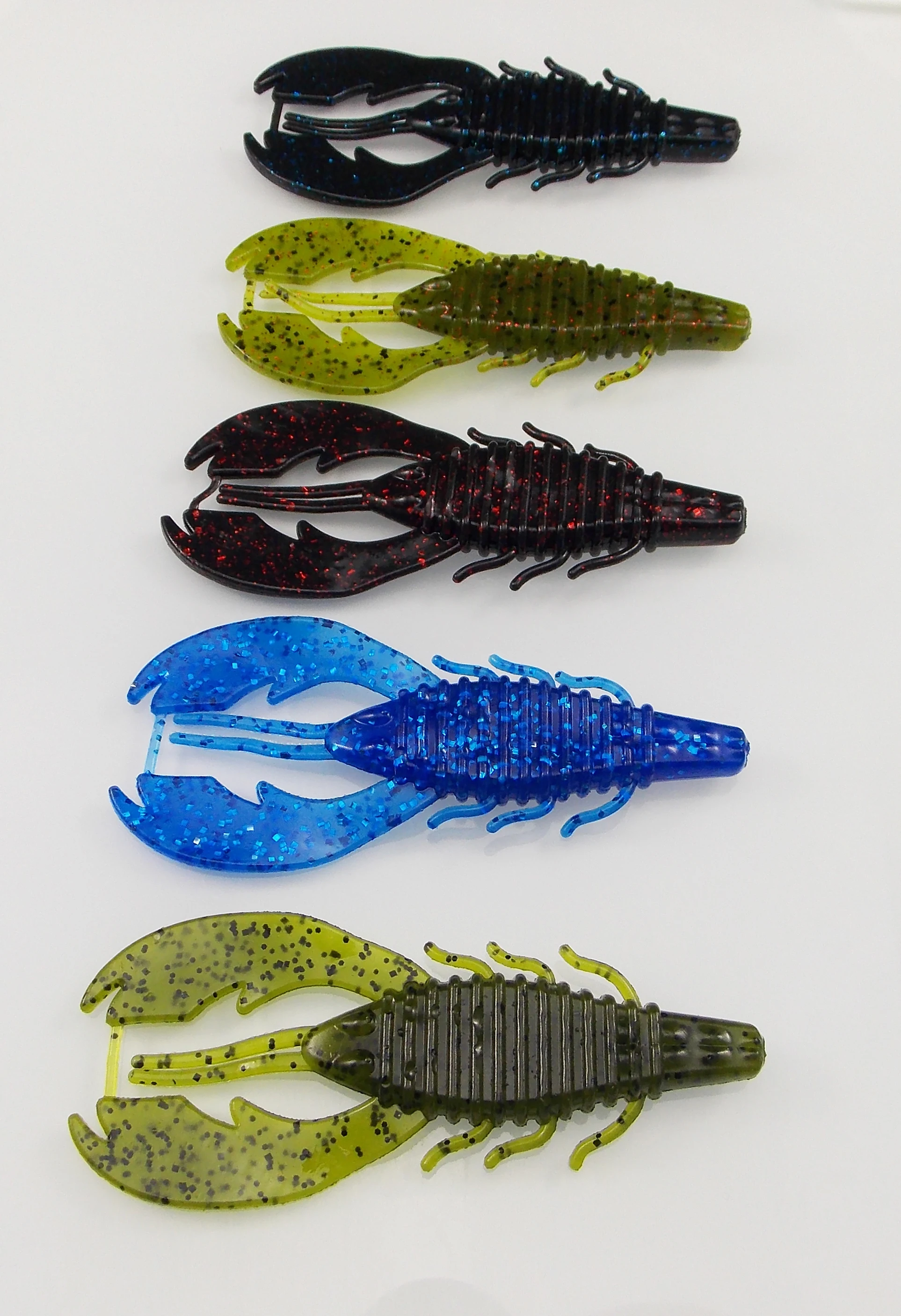 Esfishing Новые мягкие приманки Bobby Fatty Craw " 6 шт. 10 см/10 г мягкие приманки для рыбалки воблеры для троллинга Shine Jerk