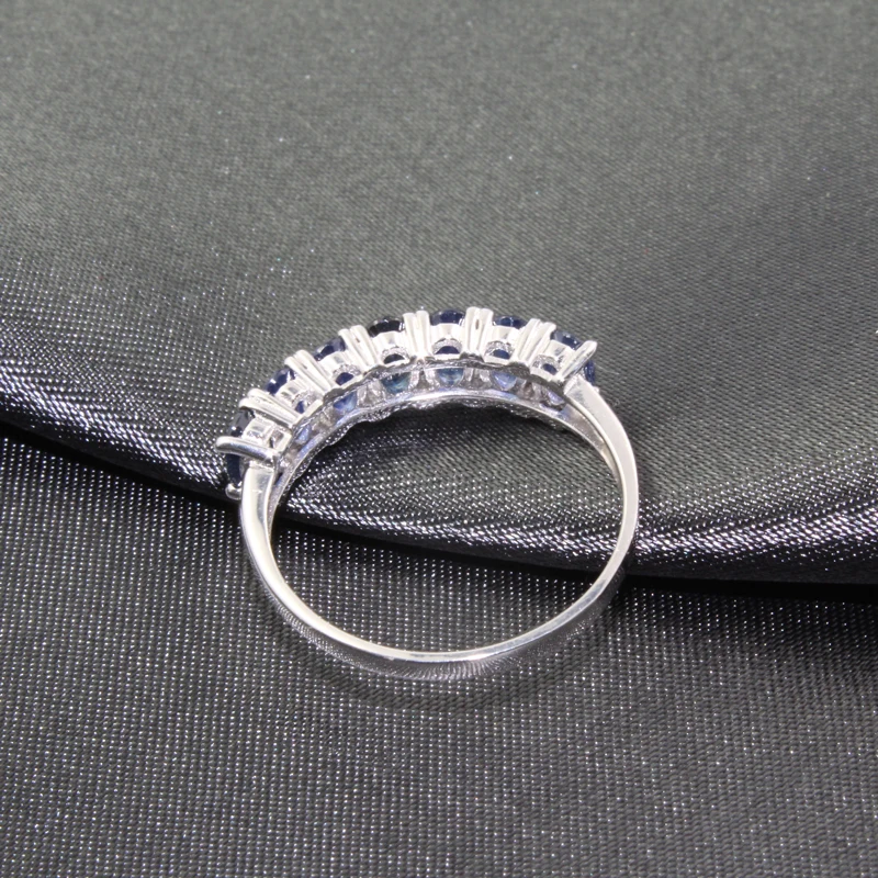 Кольцо женское из серебра 925 пробы с сапфиром 7 шт.|ring for|rings for womenring solid |