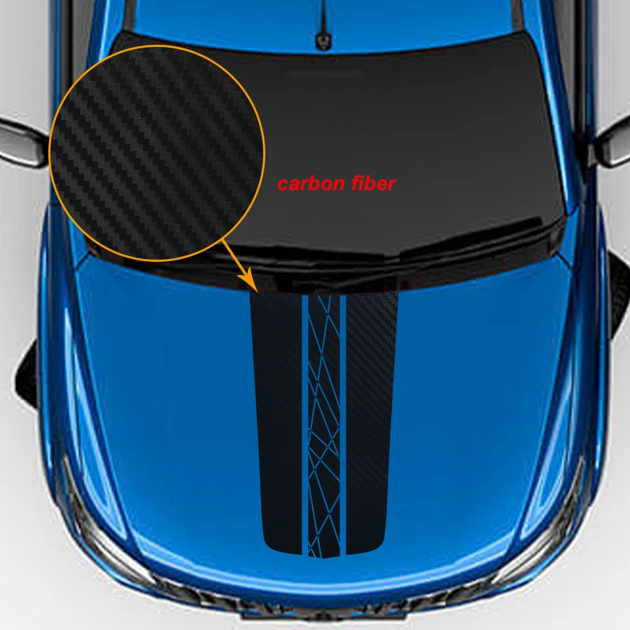 Виниловая автомобильная пленка 1 шт крутой капот градиент Графический виниловый