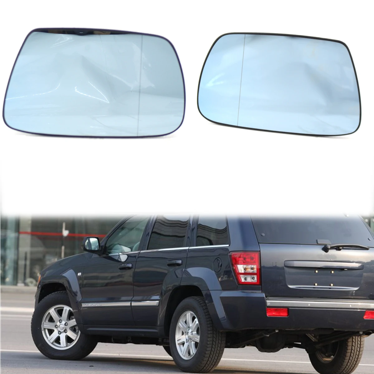 Зеркало заднего вида для Jeep Grand Cherokee 2005 2006 2007 2008 2009 2010|Зеркала и крышки| |