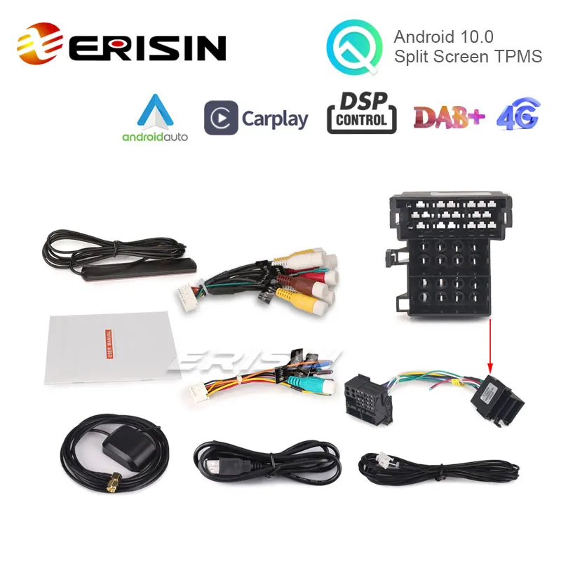 Erisin ES8169C 7 &quotOcta-Core Android 10 0 автомобильный DVD-плеер и Авто GPS DVR для Benz CLC W203 CLK W209 C280 C300