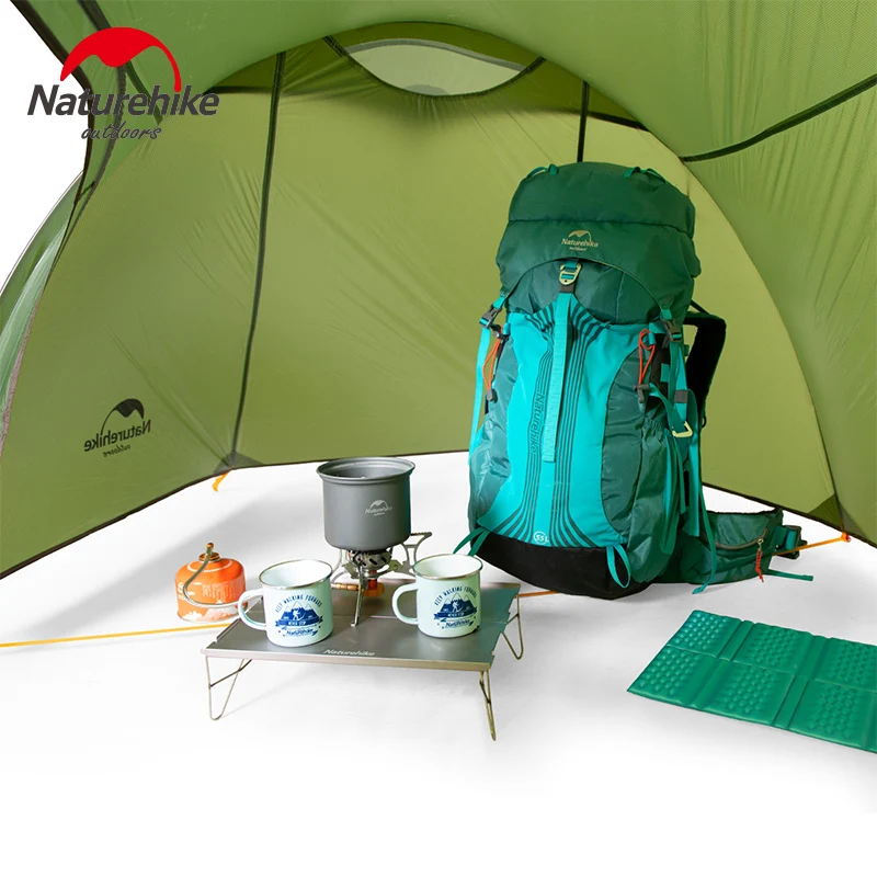 Naturehike 2-3 человек Съемная туннельная палатка с лобби Открытый Кемпинг альпинистская двухслойная водонепроницаемая палатка 4 сезона палатка