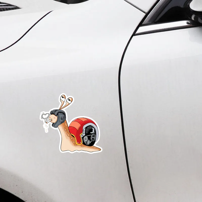 

Cartoon Snail Classic Graffiti Car Stickers Styling Rear Suv Decal Auto Exterior Decorative KK17*16cm
