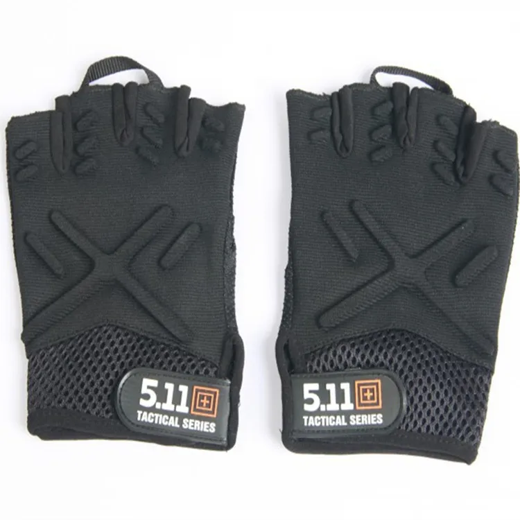 

Half Finger Gloves Cycling Gloves Hand Back Silicone Fitness Half Finger Gloves