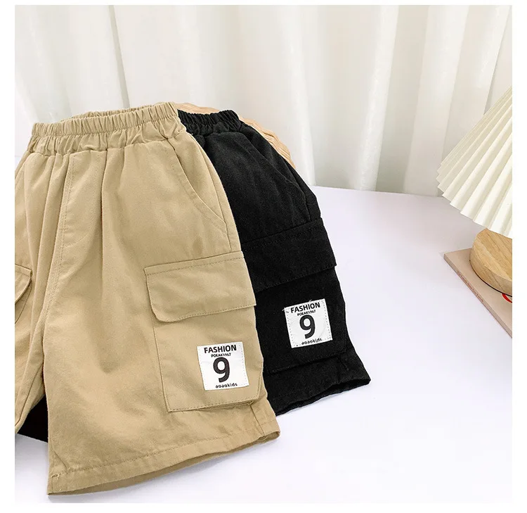 

Summer boys fashion cotton loose shorts 1-6 years kids casual cool shorts labelling shorts