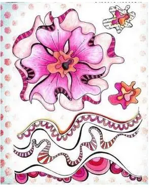 

Flower Background Clear Stamps Scrapbook Paper Craft Clear stamp scrapbooking X0051