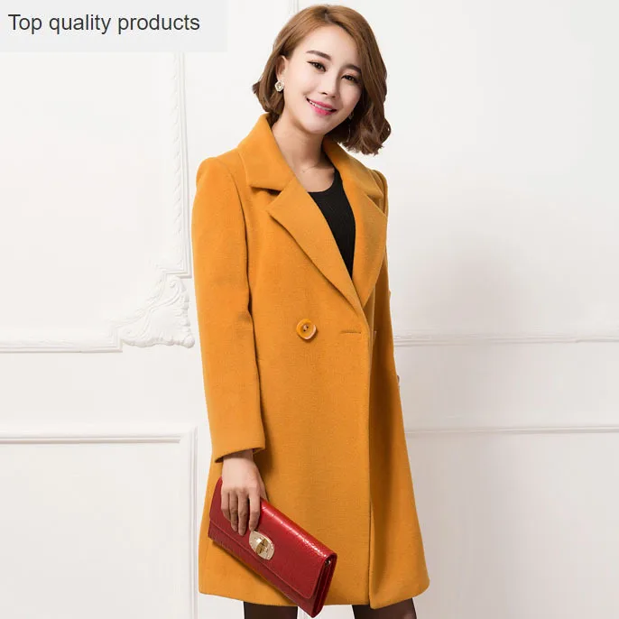 

2020 Rushed Bayan Kaban Free Shiping Fashion Elegant Winter Coats Women Casual Wool Coat Outerwear For Lady Top Quality Xq398
