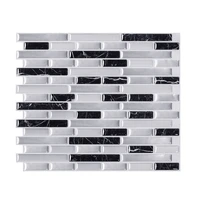 self adhesive diy waterproof wallpaper tiles 3d kitchen wall stickers vinyl wall tiles