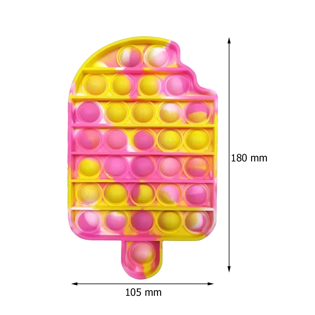 

Ice Cream Push Bubble Sensory Toy Antistress Relaxing Toy Autism Toys Adults Kids Stress Relieve Special Needs dropshipping#22