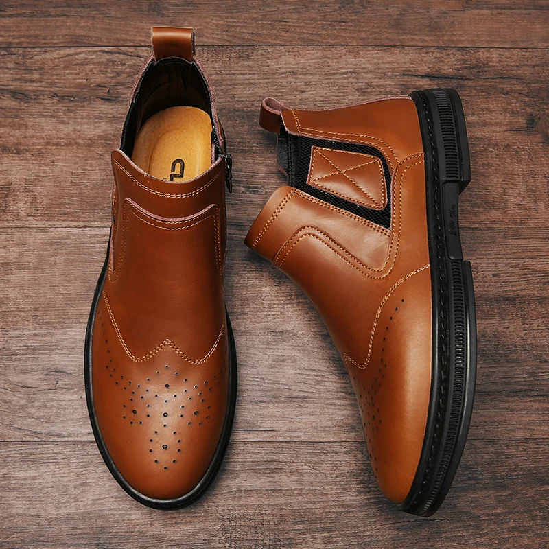 

Zapatos De Hombre Casual Mens Causal Shoes Men Casual Leather Hot Sale Black For Sapato Masculino Men's