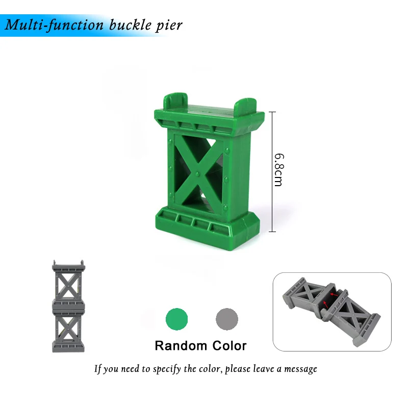 Multi-function pier Различные деревянные компоненты для поезда, набор для поезда из бука, детские игрушки для поезда, подарки, аксессуары, совместимы с Thoma Friends - Цвет: Multi-function pier
