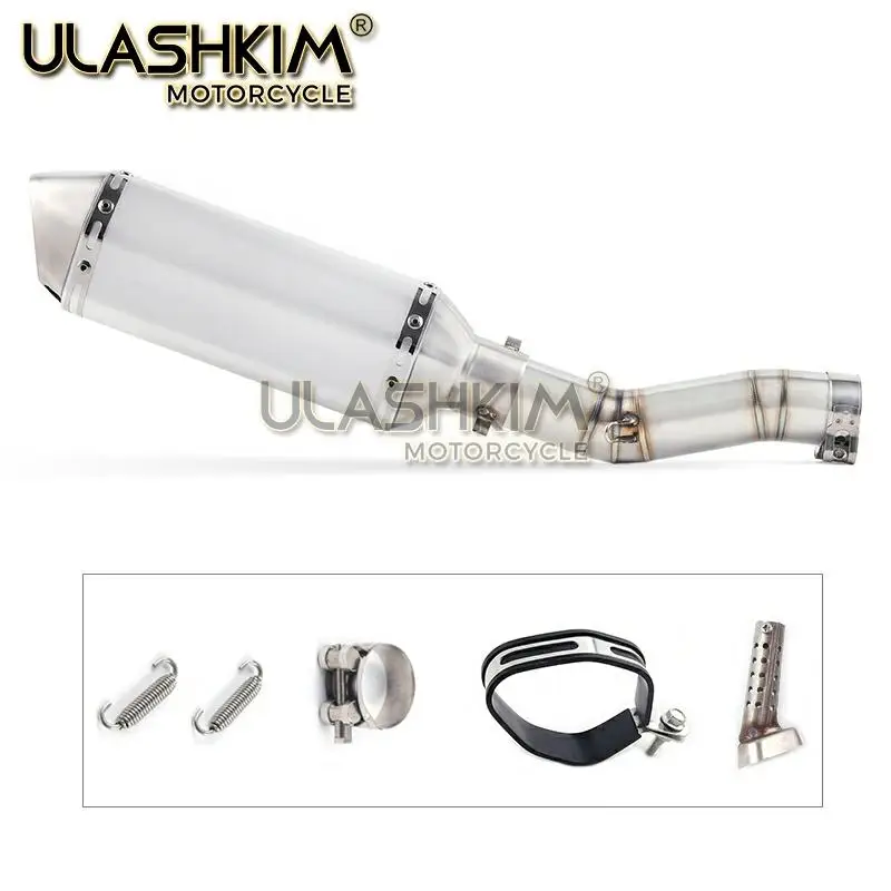 Мотоцикл Полная выхлопная средняя труба без шнуровки для Suzuki GSXR600 Gsxr700 Gsxr750 K7 GSX R700