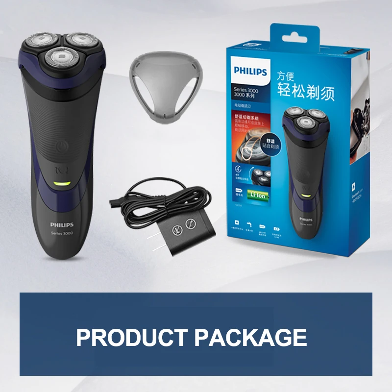 Philips S3590 электробритва полностью моющаяся перезаряжаемая поддержка влажной и