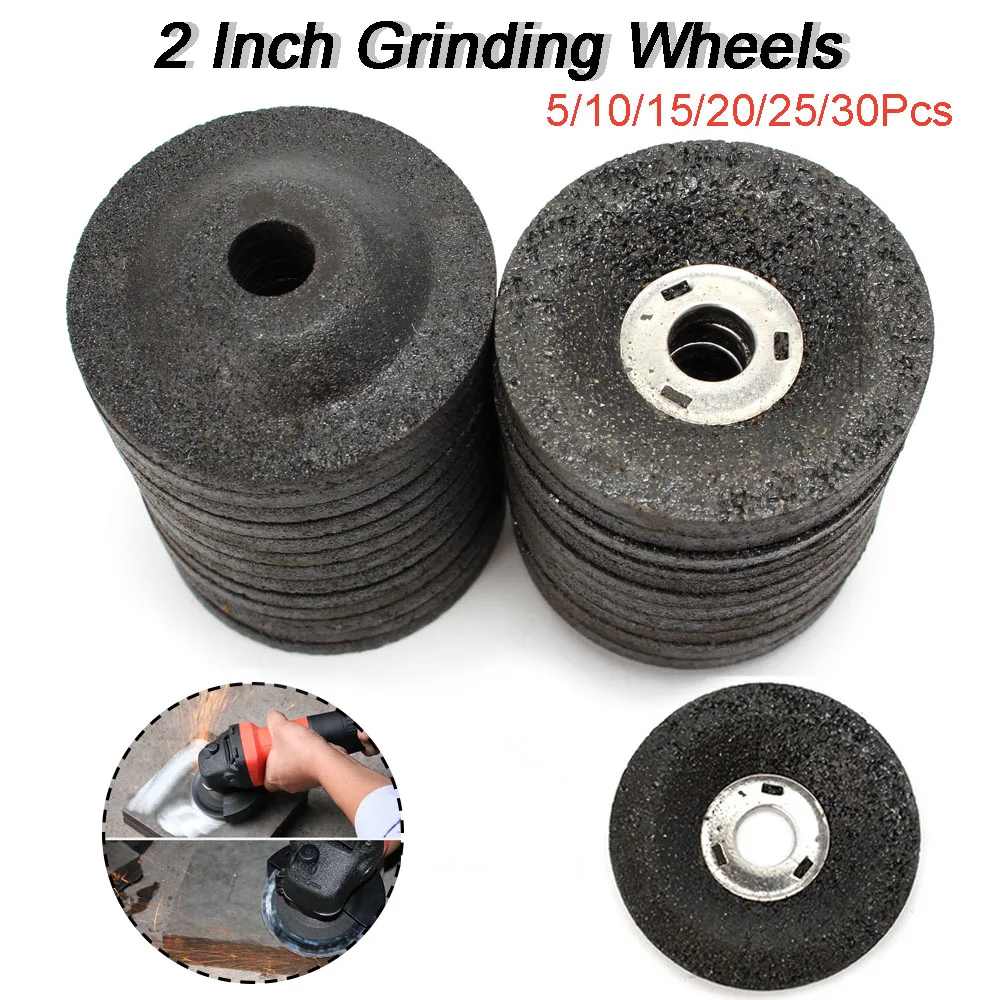 

2''50mm Grinding Wheels for 2'' Mini Air Angle Grinders Polishing Wood Stone Metal hole 3/8inch
