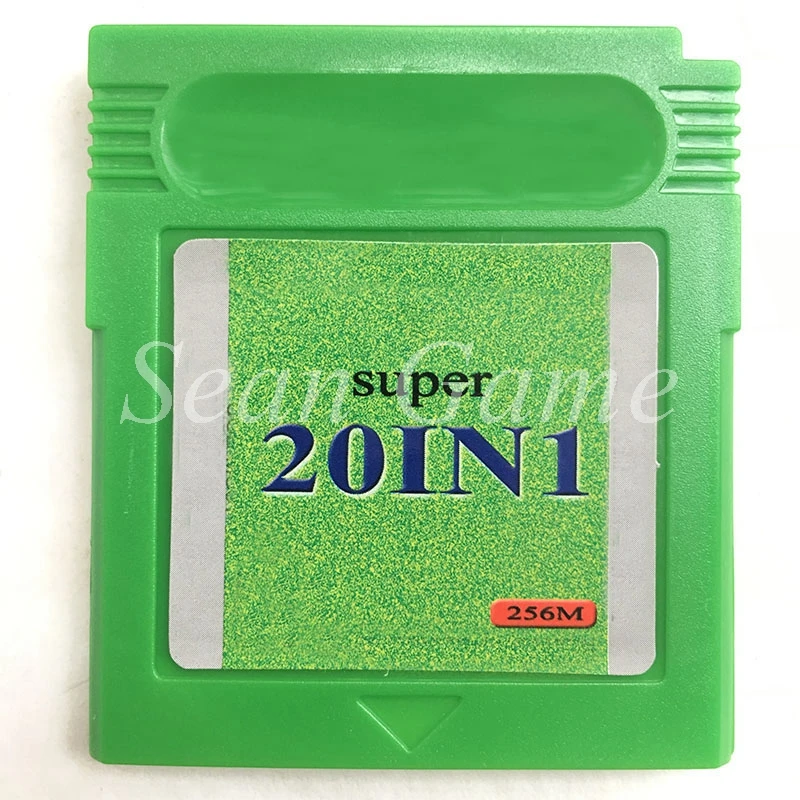 Видеоигра 20 в 1 картридж консоль коллекция карт англоязычная версия | Электроника