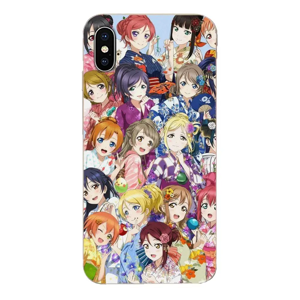 Тонкий силиконовый чехол Love Live School Idol для Xiaomi Redmi Note 8 8A 8T 10 K30 5G Pro Motorola G G2 G3 G4 G5 G6 G7