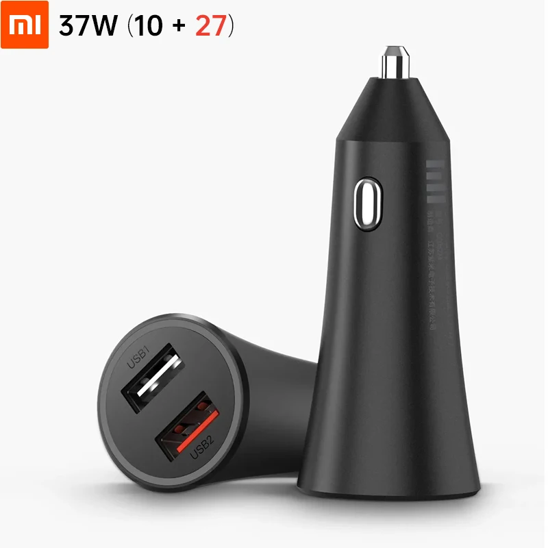 Оригинальное автомобильное зарядное устройство Xiaomi 37W Max для Mi 10 / 9 K30 K20 Pro 9T (27W Max) 2