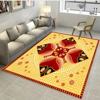 luxury european 3d printing carpets for living room bedroom area rugs modern flowers pattern hallway carpet child play tent mats