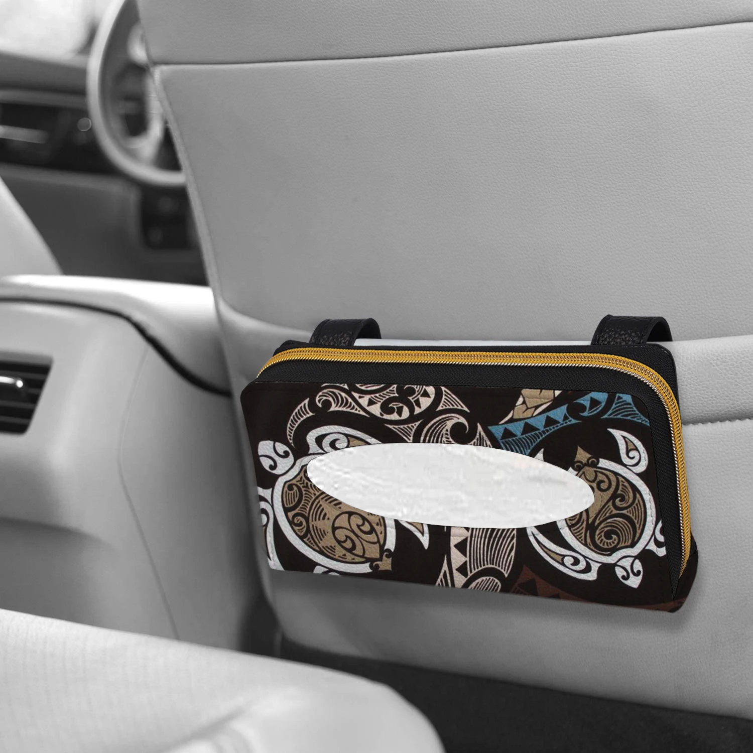 

Автомобильный держатель для салфеток на солнцезащитный козырек, полинезийская морская черепаха, Высококачественная креативная автомобил...