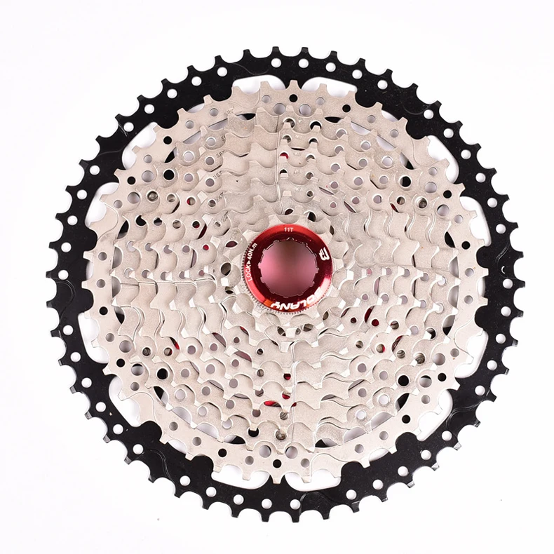 Bolany 10 скоростная кассета MTB 10V 11-50T 11-46T 11-42T 40T 36T набор звездочек со встроенной трещоткой для горного велосипеда широкого соотношения Сверхлегкий велосипедный маховик