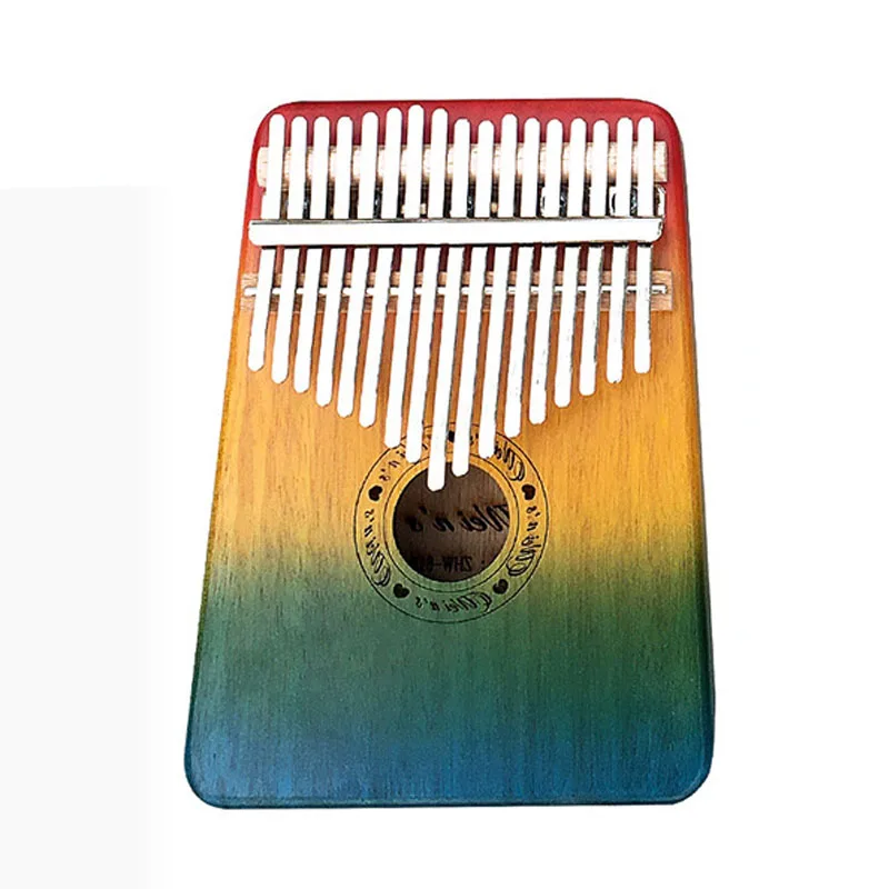 Пианино Kalimba с 17 клавишами красное дерево большой палец музыкальный инструмент
