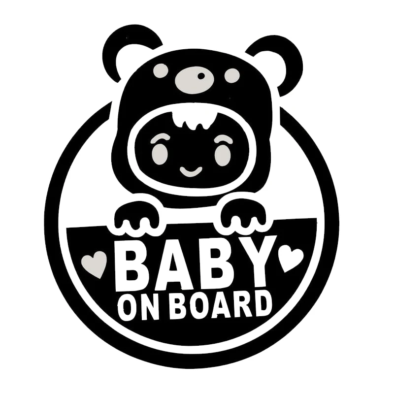 

HungMieh Carbon Fiber 3D 15.5 *13.5cm Car Stickers Baby on Board Funny Sticker On Car Motorcycle Stickers and Decals Car Styling