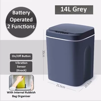 automatic wastebin big volume smart sensor dustbin with led trash can for home kitchen bathroom cabinets garbage storage bucket