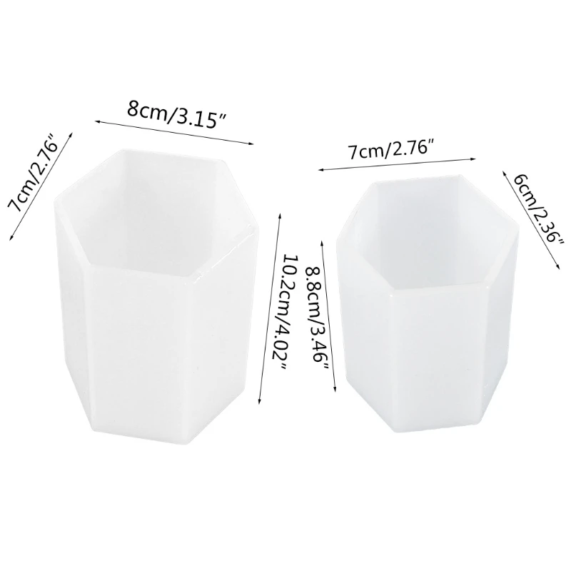 

Y1UE Hexagon Candle Epoxy Resin Mold Aromatherapy Plaster Silicone Mould DIY Crafts Jewelry Ornaments Home Decorations Casting