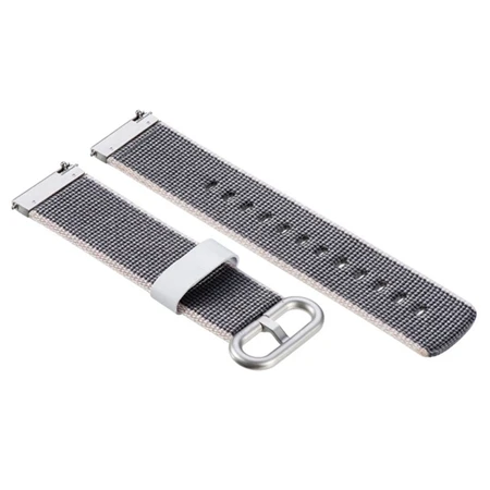Серый Цветной нейлоновый ремешок для Xiaomi Huami Amazfit Bip Bit Youth Watch Band аксессуары холщовый браслет 20 мм спортивный ремешок для часов - Цвет: Серый