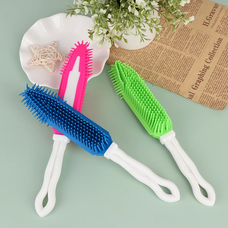 

Pet Dog Cat Hair Bath Brush Comb Soft Silicone Sticky Hair Tool Massage Tool