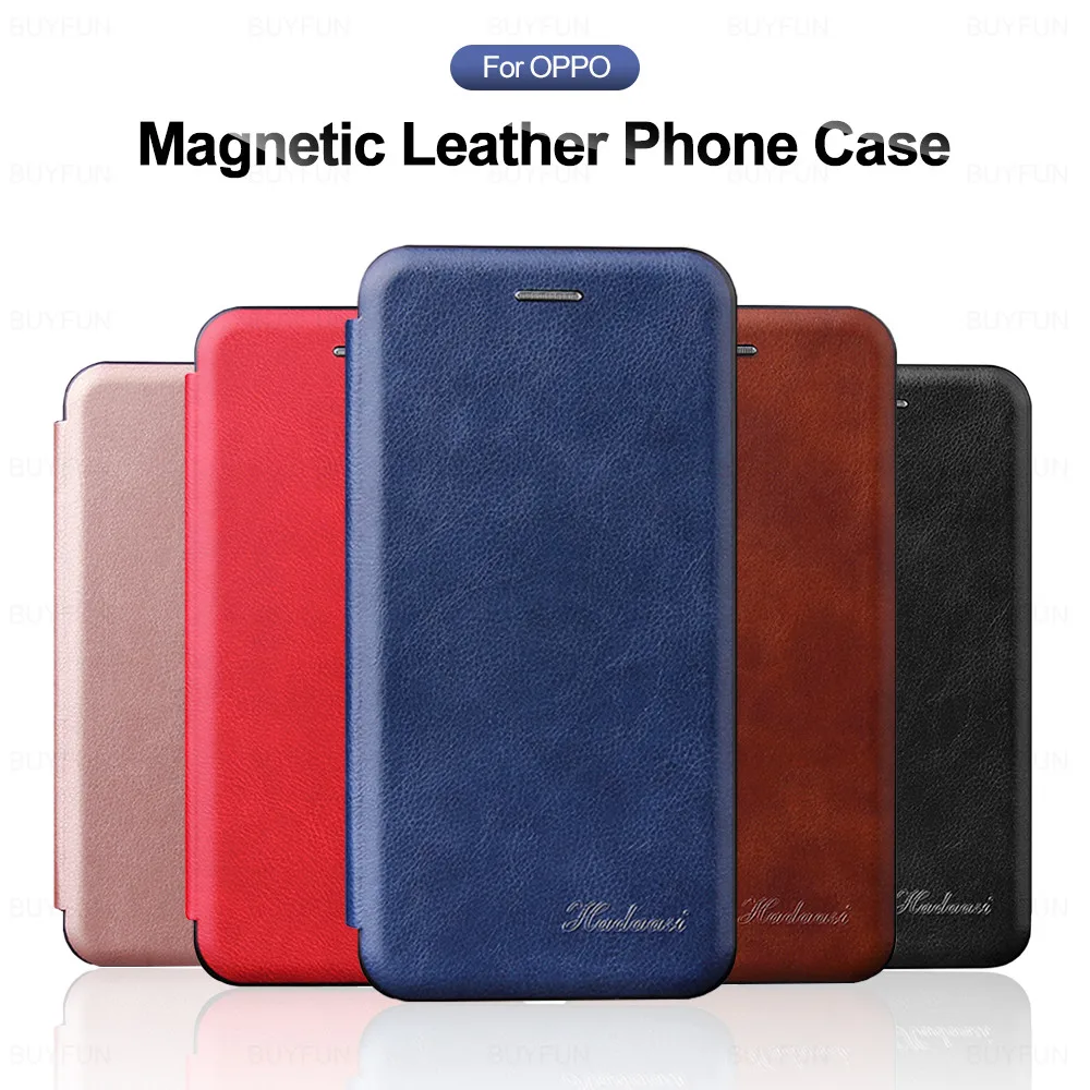 magnetic leather case for realme 7 6 5 pro 6i 6s 5i 5s x x2 xt realme7 coque realmy 7pro 6pro 5pro wallet book stand phone cover free global shipping