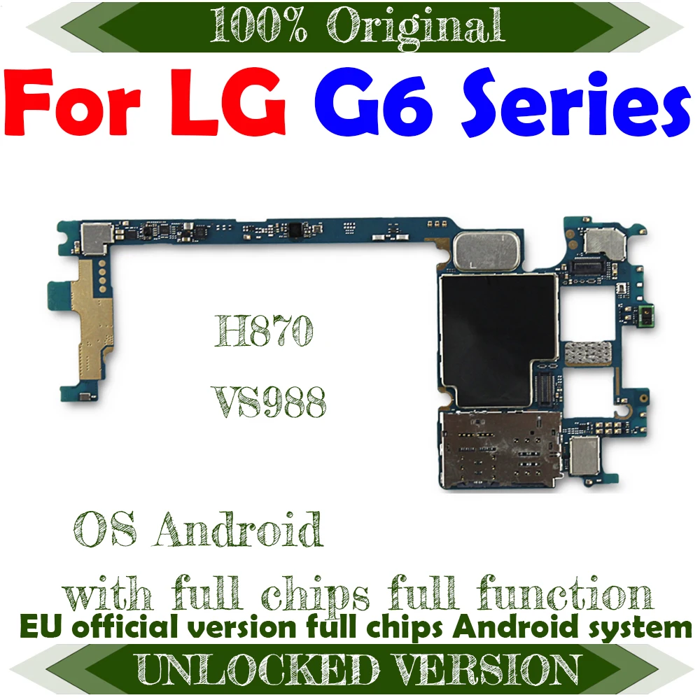 Европейская версия для LG G6 материнская плата разблокированная H870 VS988 H871 H872