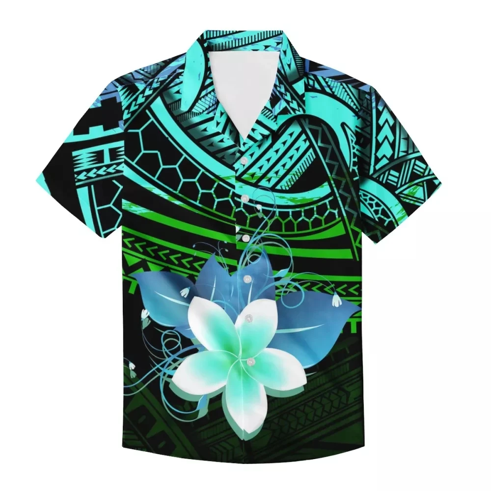 

Cumagical Summer Casual Beach Flower Print Street Wear T-Shirt Hawaiian Shirt Custom Stylish Floral Men's Shirt