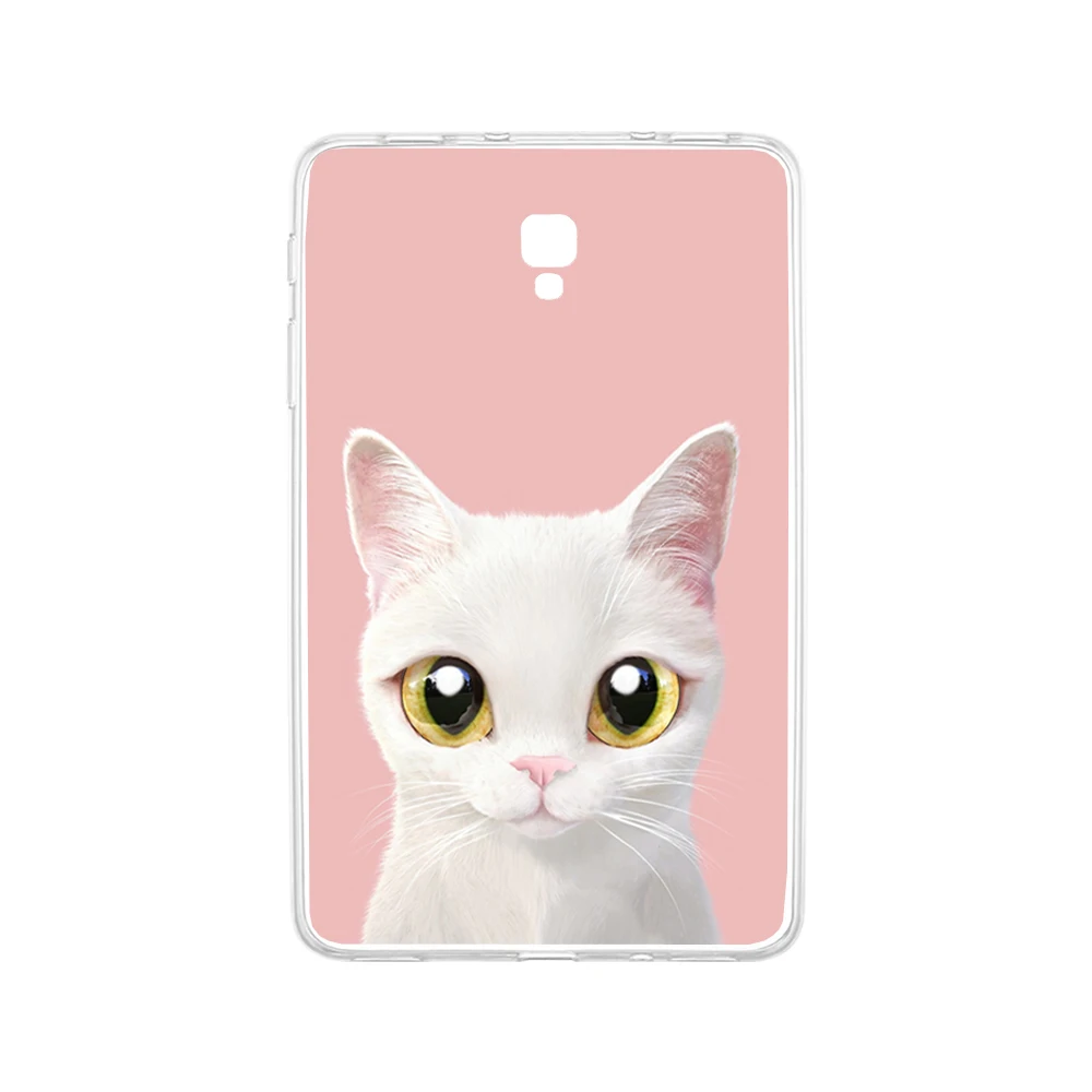 Мягкий с рисунком из ТПУ чехол для samsung Galaxy Tab A 10,5 SM-T590 SM-T595 10,5 дюймов версия окрашенная прозрачная на планшет крышка