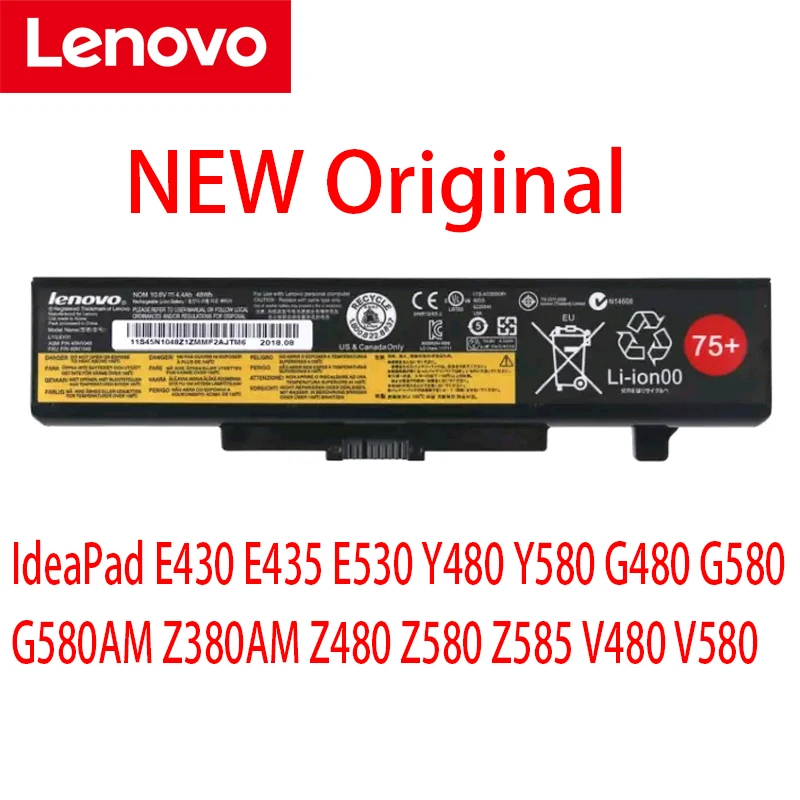 Новый оригинальный аккумулятор для ноутбука Lenovo E430 E435 E530 Y480 Y580 G480 G580 G580AM Z380AM Z480 Z580