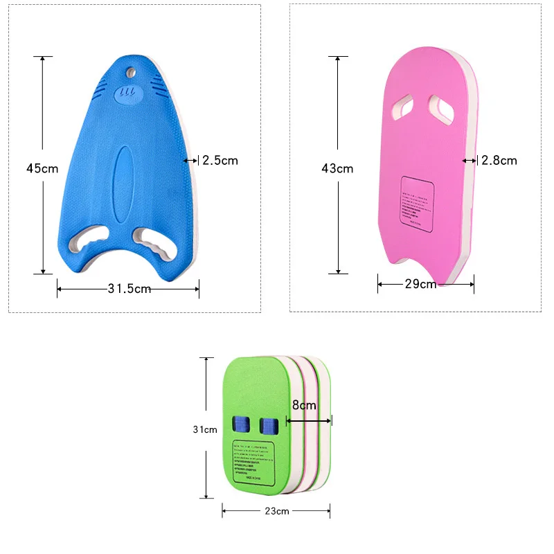 

1pc Swimming Kickboard Float Flutterboard Swimming Hand Board Training Aid Supplies Plate Surf Water Kids Child Adults Safe Pool