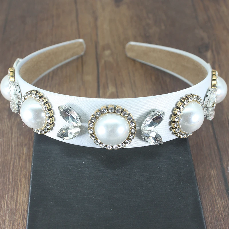 Белая женская свадебная корона в стиле барокко аксессуары для волос тиара