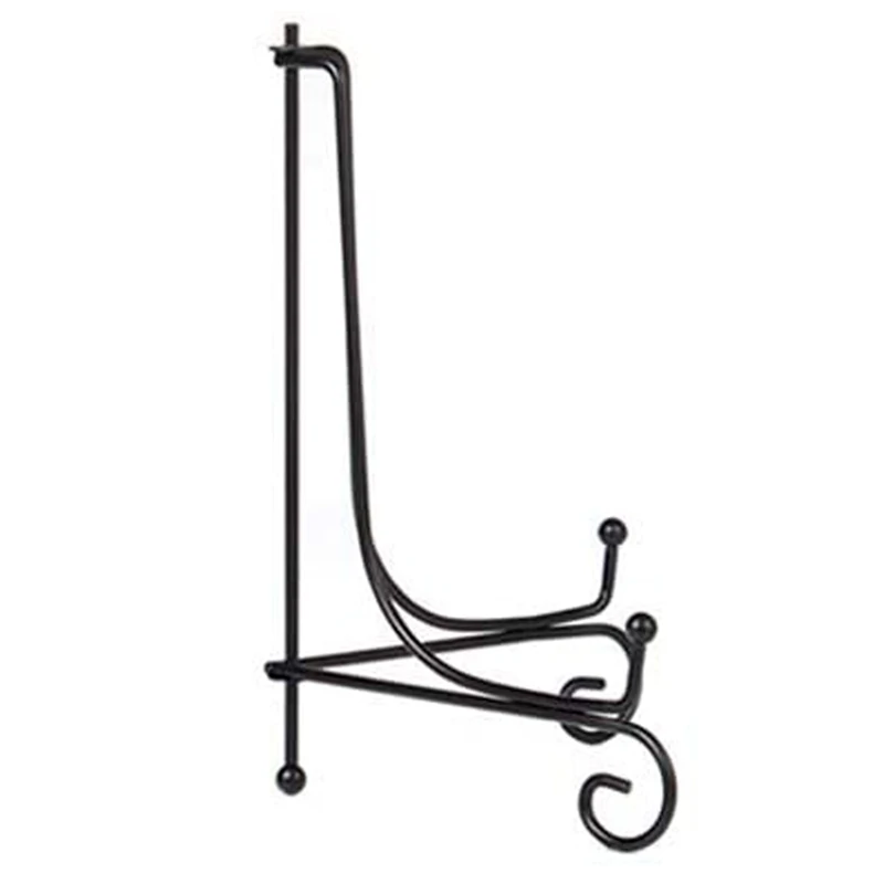 

New-Iron Display Stand,Black Iron Easel Plate Display Photo Holder Stand,Easel Plate Display,Displays Picture Frames