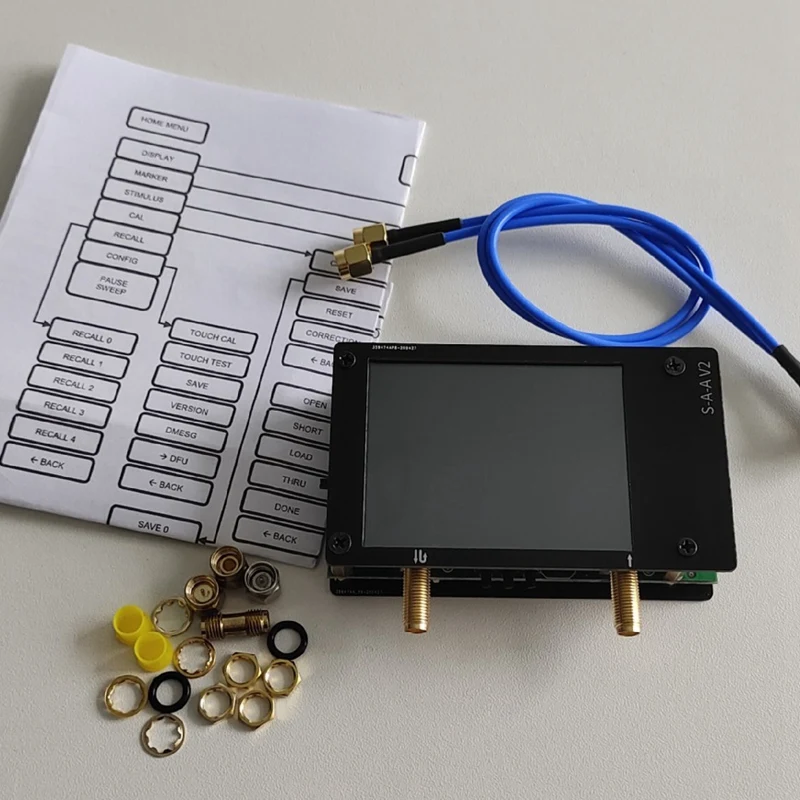 

3G Vector Network Analyzer S-A-A-2 NanoVNA V2 Antenna Analyzer Shortwave HF VHF UHF with Housing Antenna Analyzer