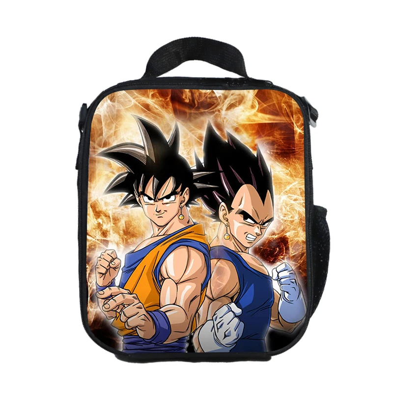 WCB-QLZ38 Аниме «Жемчуг дракона» "Ланч-бокс" Goku Saiyan контейнер для еды для хранения коробки, футляр контейнер органайзер для мальчиков и девочек, сумка для обеда - Цвет: WCB-QLZ38