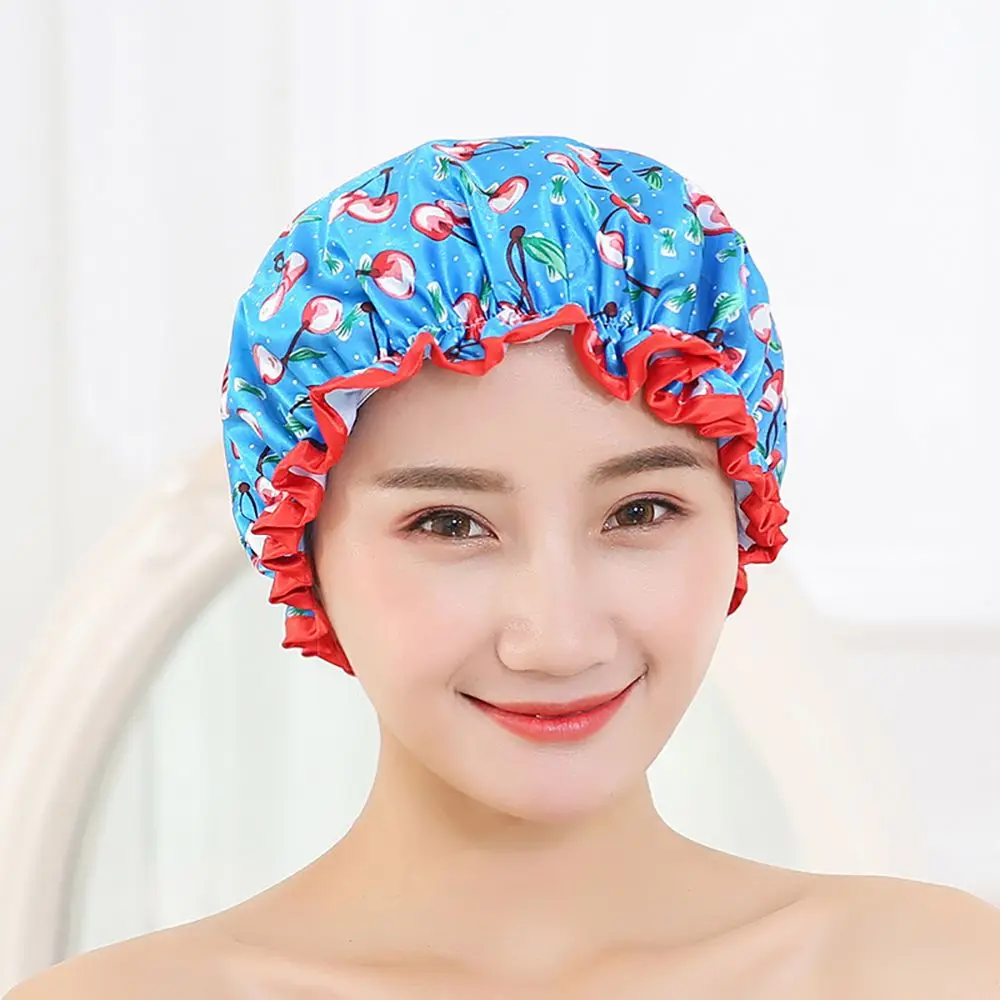 1 шт. водонепроницаемая шапочка для ванной Толстая Крышка волос душа мягкая