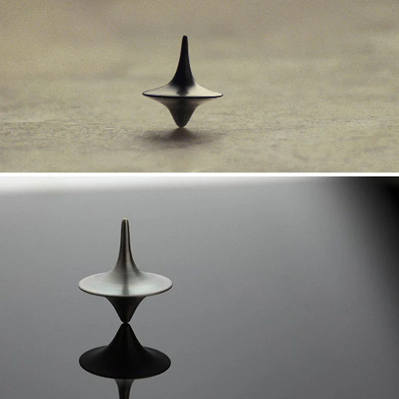 

Montessori Metal Gyro Silver Top Office Decompression Fridget Toy Reality Movie Totem Metal Dream Toys Props Top Movie
